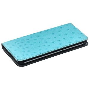 Tellur TLL119973 Magnetisch portefeuille voor Samsung S7 Edge, struisvogel leer turquoise