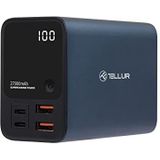 TELLUR Ultra Pro PD903 draagbare oplader voor pc, tablet, smartphone, PD100W Max, QC3.0 22,5 W, digitaal display, snel opladen 100 W, Huawei SuperCharge 22.5 W, totaal vermogen 225 W