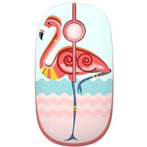 TELLUR Draadloze Muis - Flamant Roze - 2,4 GHz - 1600 DPI - Stille Klik