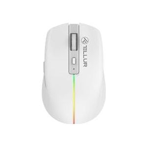TELLUR Draadloze Muis - Wit - Oplaadbaar - 1600 DPI - Slank Ontwerp