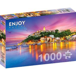 Vrbnik Village, Croatia Puzzel (1000 stukjes)