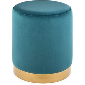 Deco Mex SH21SO2012 kruk glamour Ø 38 cm, turquoise goud