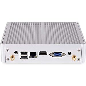 New Haswell i5 4200U Fanless PC, Mini Box PC, HTPC, Desktop PC Support Win 7 XP System 4 USB 3.0 Support VGA HDMI Dual Diaplay HD 1080P 4K WiFi Included 5200U 8G RAM 120G SSD