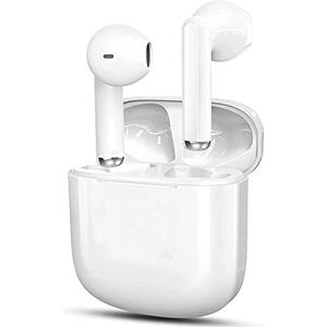 Bluetooth hoofdtelefoon, in-ear draadloze hoofdtelefoon, meeslepende audio-stereo-hoofdtelefoon, met microfoons, 30 uur afspelen, IPX7 waterdicht, slimme aanraking voor iPhone Android Samsung