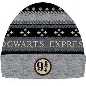 Harry Potter Hogwarts express 9 3/4 muts zwart/grijs