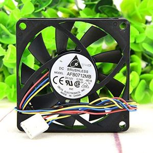 AFB0712MB 7015 7CM DC12V 0.24A computer CPU fan,4-wire double ball cooling fan