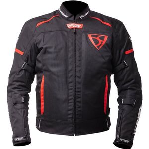 MUGENRACE - Fuggire-A - Textieljas - Zwart - Rode Accenten