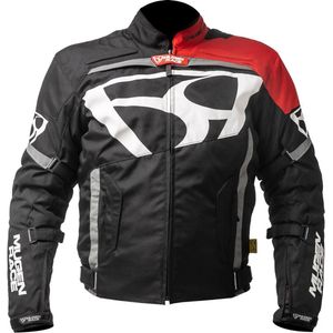 MUGENRACE - Aggressore-T - Waterdichte Textieljas - Zwart Wit Fluo Geel