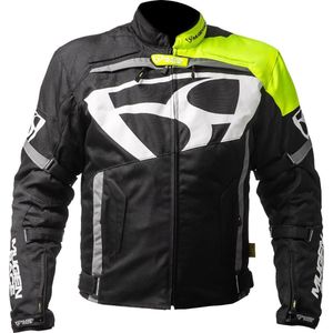 MUGENRACE - Aggressore-T - Waterdichte Textieljas - Zwart Wit Rood