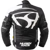 MUGENRACE - Aggressore-T - Waterdichte Textieljas - Zwart Wit