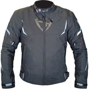 MUGENRACE - Munee - Waterdichte Textieljas - Zwart