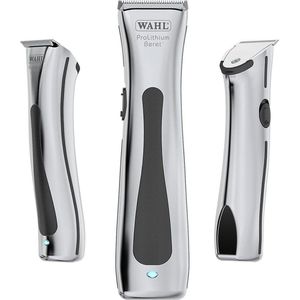 Wahl - Beret - Tondeuse - Zilver/Zwart - Professionele Tondeuse voor Precisiewerk