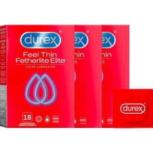 Durex Feel Thin Extra Lubricated 2+1 condooms (handige verpakking)