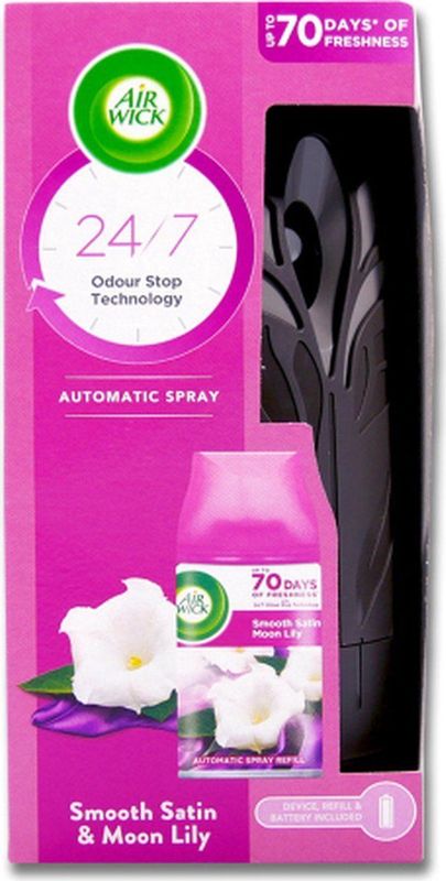 Air Wick - Freshmatic - Luchtverfrisser - Smooth Satin & Moon Lily - 250 ml