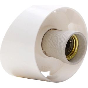Kopp schroefrand schuin - 60W - E27 fitting - Wit