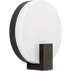 Rabalux - Wandlamp voor buiten, rond, IP44, 10W, zwart, Cyprus