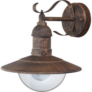 Rabalux - Oslo Tuinwandlamp -E27 - 60W - IP44 - Goud