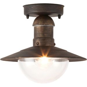 Rabalux - Plafondlamp voor buiten / Diameter: 24 cm - Kleur: oud goud
