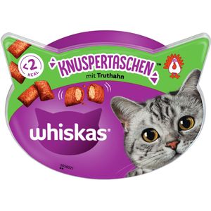 Whiskas Snack Krokante Zakken 4x180g - Zalm Crème