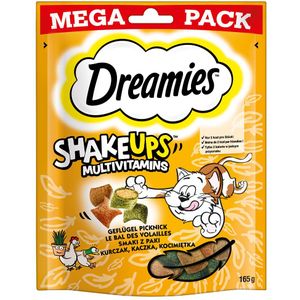 165g Dreamies Shakeups Multivitamins Gevogelte Picknick Kattensnacks