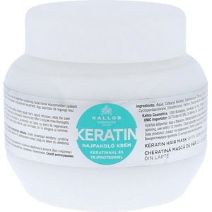 Herstellend Haar Masker Kallos Cosmetics Keratin (275 ml)