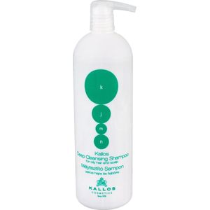 Kallos KJMN Professional - Dieptereinigende Shampoo - Voor Vet Haar - 1000 ml