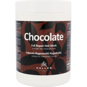 Kallos Chocolate Repair regenererende sheet mask voor Droog en Beschadigd Haar 1000 ml