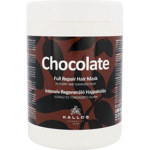 Kallos - Classic Chocolate - Haarmasker - 1000 ml - Voor Droog en Beschadigd Haar
