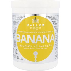 Kallos - KJMN Professional - Haarmasker - Banana - 1000 ml - Multivitamine Complex
