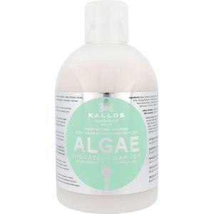 Kallos - KJMN Professional Algae - Shampoo - Met Zeewier en Olijfolie Extract - 1000 ml