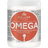 Kallos KJMN Professional Omega Haarmasker - 1000 ml - Voedend - Met Omega-6 Complex en Macadamia Olie