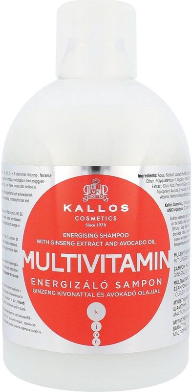 Kallos - KJMN Professional Multivitamin - Shampoo - 1000 ml
