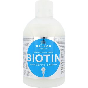 Kallos Biotin Shampoo voor Dun, Zwak en Breekbaar Haar 1000 ml