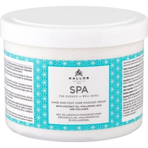 Kallos Spa - Massage Crème - Voor Handen en Voeten - 500 ml