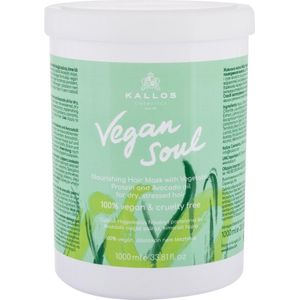 Kallos - Vegan Soul Nourishing - Haarmasker - 1000 ml - Voor Droog Haar