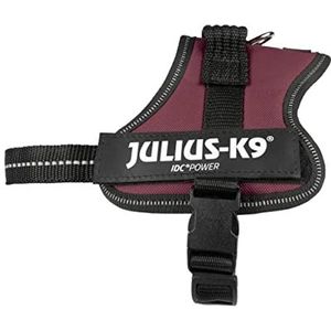 Julius-K9, 162BR-MM, K9-powerharnas, maat: XS / Mini-Mini, bordeaux