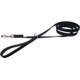 Julius-K9 K9 C&amp G Schnur, schwarz/grau 20mm/1.8m mit Griff