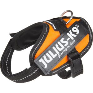 Julius-K9 IDC®High Visibility Powertuig, 3XS - Baby1, UV oranje