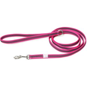 Color&Gray-Supergrip-Leine Pink/Grau mit Griff, max. 30kg (14 mm/1,8 m)