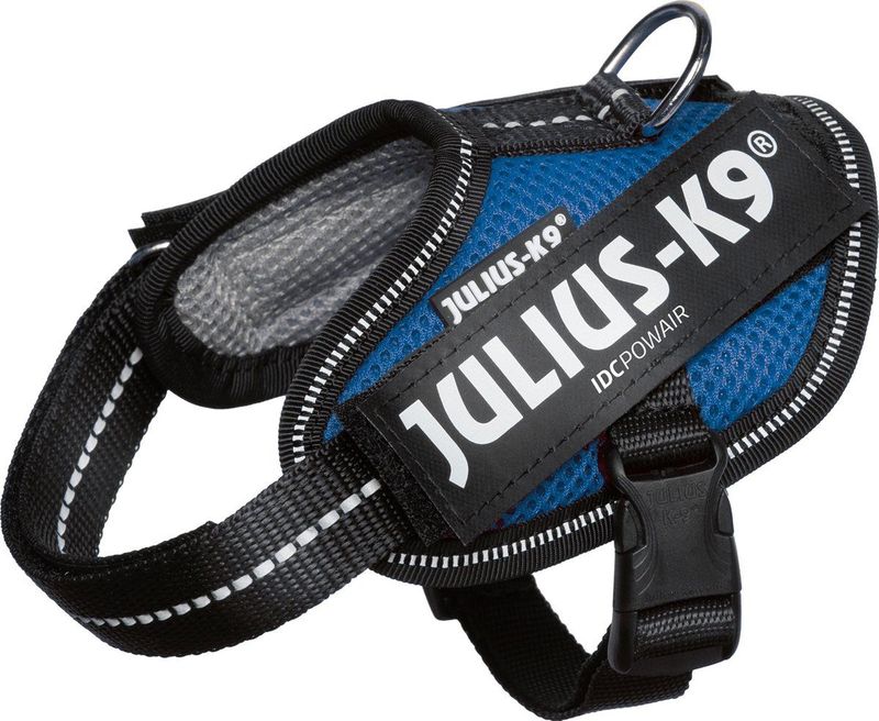 Julius-K9 K9 IDC POWAIR Hundegeschirr, Größe: Baby 2, blau, 33-45 cm