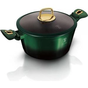 BERLINGERHAUS Sahara Collection pan met titanium coating, 24 cm, duurzaam, elegant en gemakkelijk te reinigen