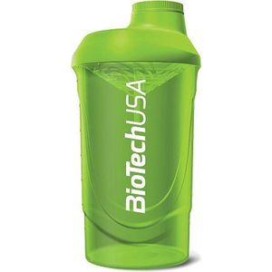BioTechUSA Wave Shaker, eiwit- en aminozuur drankshaker, BPA-vrij, eenvoudige reiniging, 600 ml, transparant