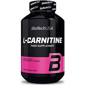 Biotech USA L-Carnitine 1000 mg 60 tabletten, per stuk verpakt (1 x 108 g)