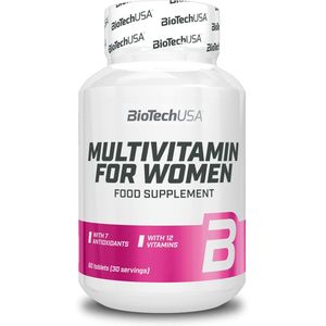 Vitaminen - Multivitamin for Women - 60 Tablets - BiotechUSA -