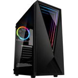 Kolink - VOID BLACK - Midi-Tower - Zwart - Stijlvol Ontwerp