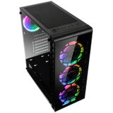 Kolink - Observatorium Lite - PC-behuizing - Zwart - Glas