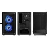 Kolink - CITADEL MESH RGB - Micro-tower Gaming-behuizing - Zwart - Staal, Gehard Glas