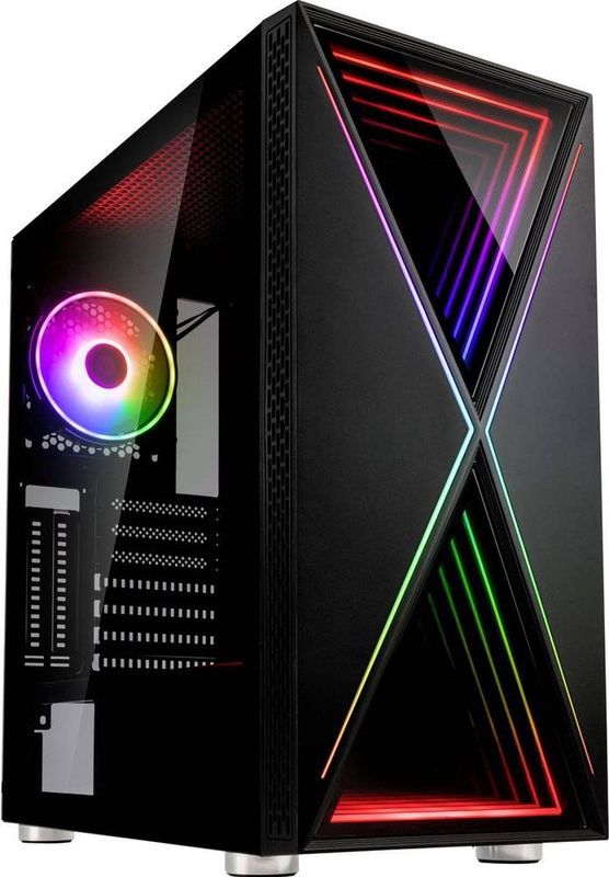 Kolink - Void X - PC-behuizing - Zwart - ATX, mATX, Mini-ITX, ARGB LED