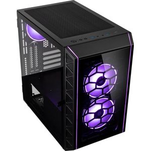 Kolink Citadel Glass SE Micro Tower Zwart