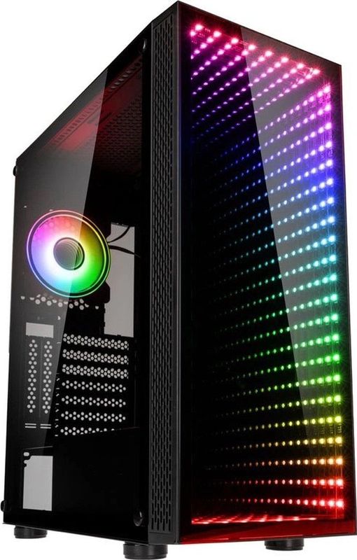 KOLINK - Void RIFT - Midi-Tower Behuizing - Zwart - ATX - Met ARGB Ventilator